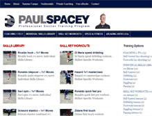 Tablet Screenshot of paulspacey.com